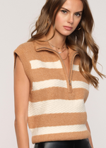 Mellie Vest - Camel ***FINAL SALE***-Hand In Pocket