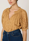 Cleobella Kate Blouse- Wheat-Hand In Pocket