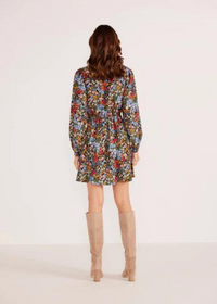 Mink Pink Josie Long Sleeve Mini Dress-Fall Ditsy ***FINAL SALE***-Hand In Pocket