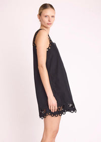 Berenice Rizy Black trapeze dress-Hand In Pocket