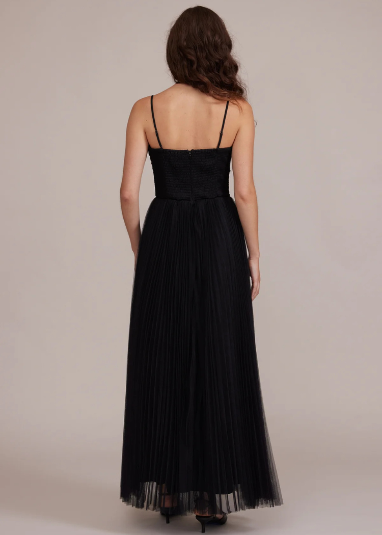 Ayana Tulle Dress- Black-Hand In Pocket