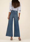 KUT Ryan High Fab Ab Super Wide Leg Denim- Adaptability-Hand In Pocket