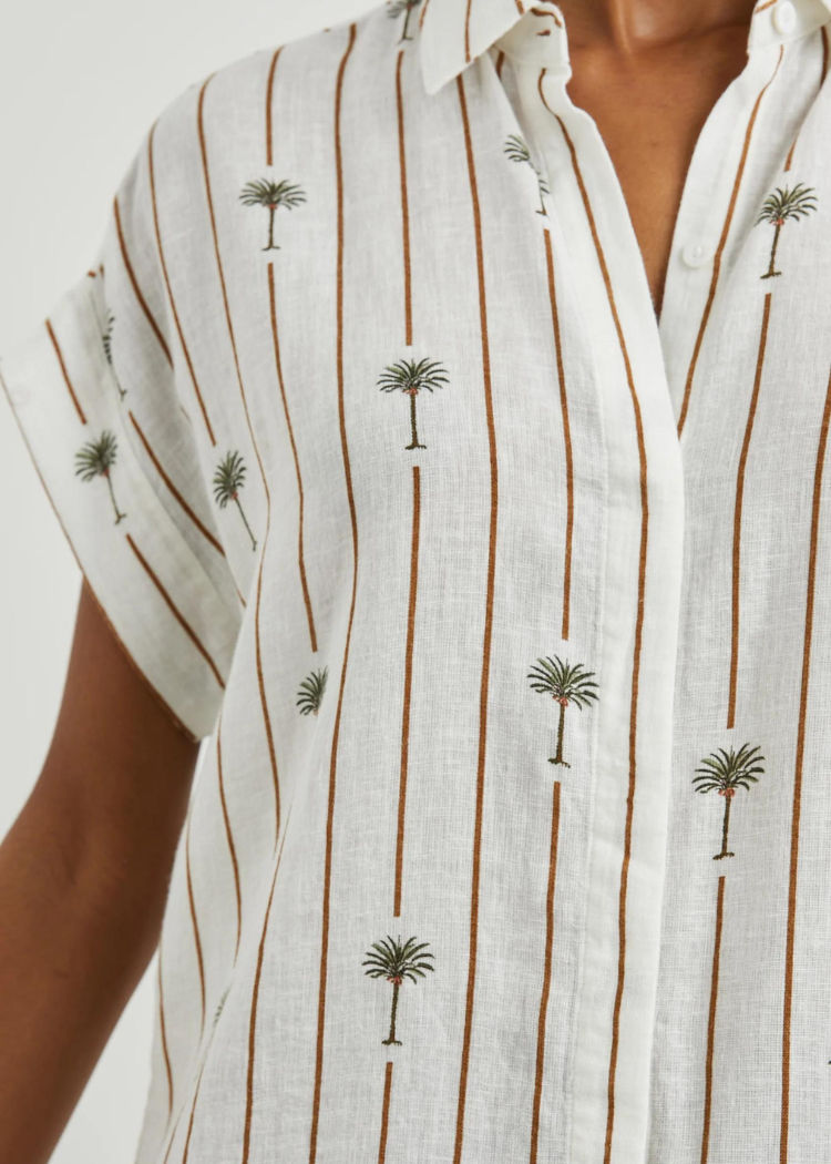 Rails Jamie Top - Stripe Palms ***FINAL SALE***-Hand In Pocket