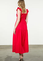 THML Lilliana Tiered Poplin Maxi Dress ***FINAL SALE***-Hand In Pocket