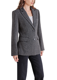 Steve Madden Justine Blazer - Black ***FINAL SALE***-Hand In Pocket