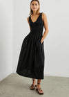 Rails Franca Dress- Black-Hand In Pocket