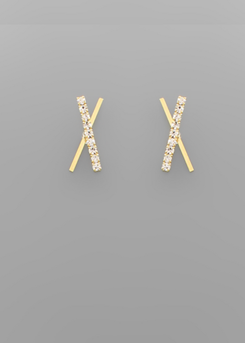 Serilda 2 tone studs-Hand In Pocket