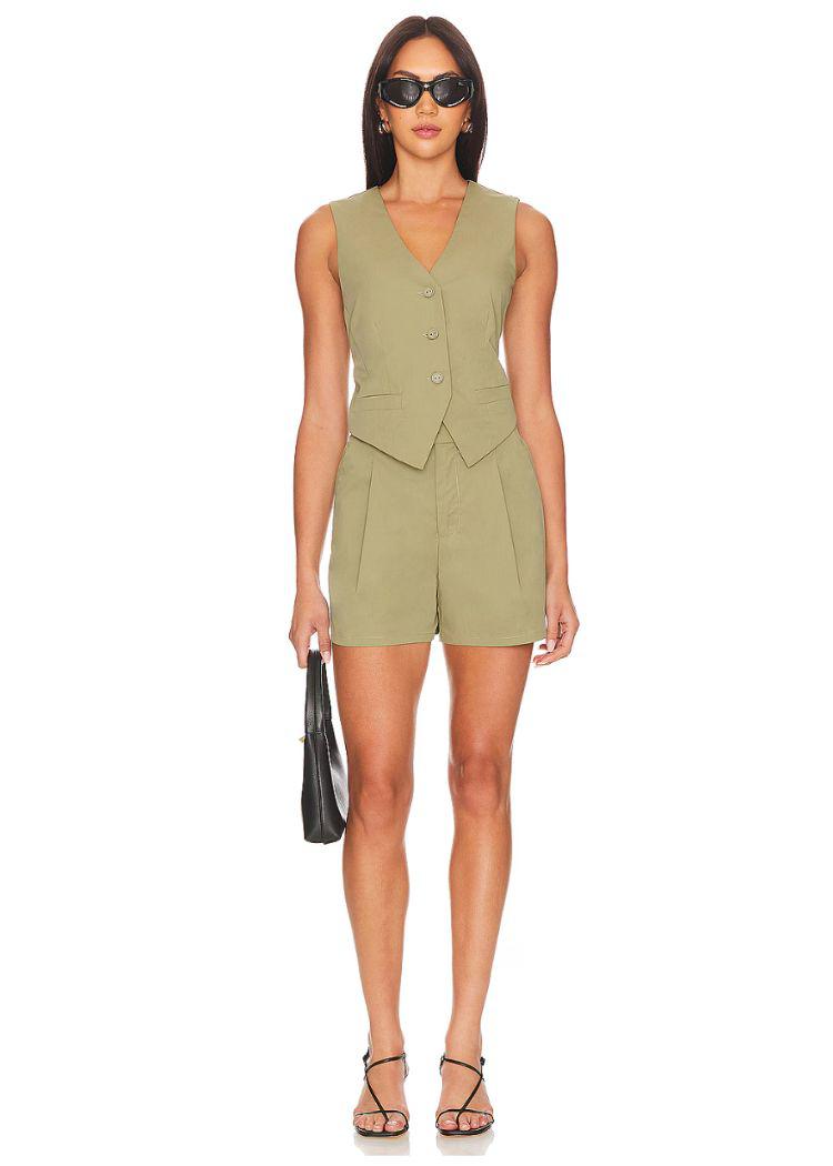 Steve Madden Anida Shorts-Olive ***FINAL SALE***-Hand In Pocket