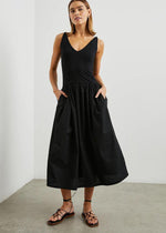 Rails Franca Dress- Black-Hand In Pocket