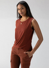 Sanctuary Twisted Tank - Rich Clay ***FINAL SALE***-Hand In Pocket