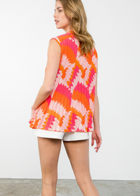 THML Janice Patterned Top-***FINAL SALE***-Hand In Pocket