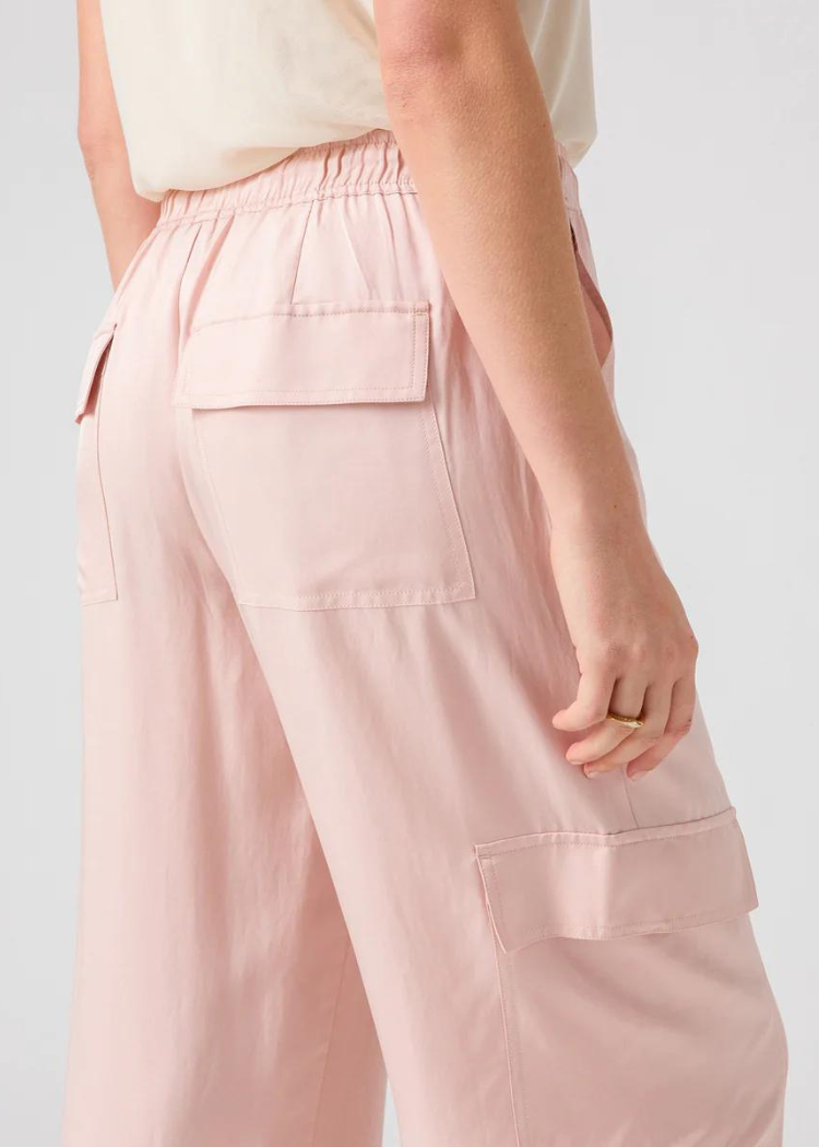 Sanctuary Soft Track Pant - Rose Smoke- ***FINAL SALE***-Hand In Pocket