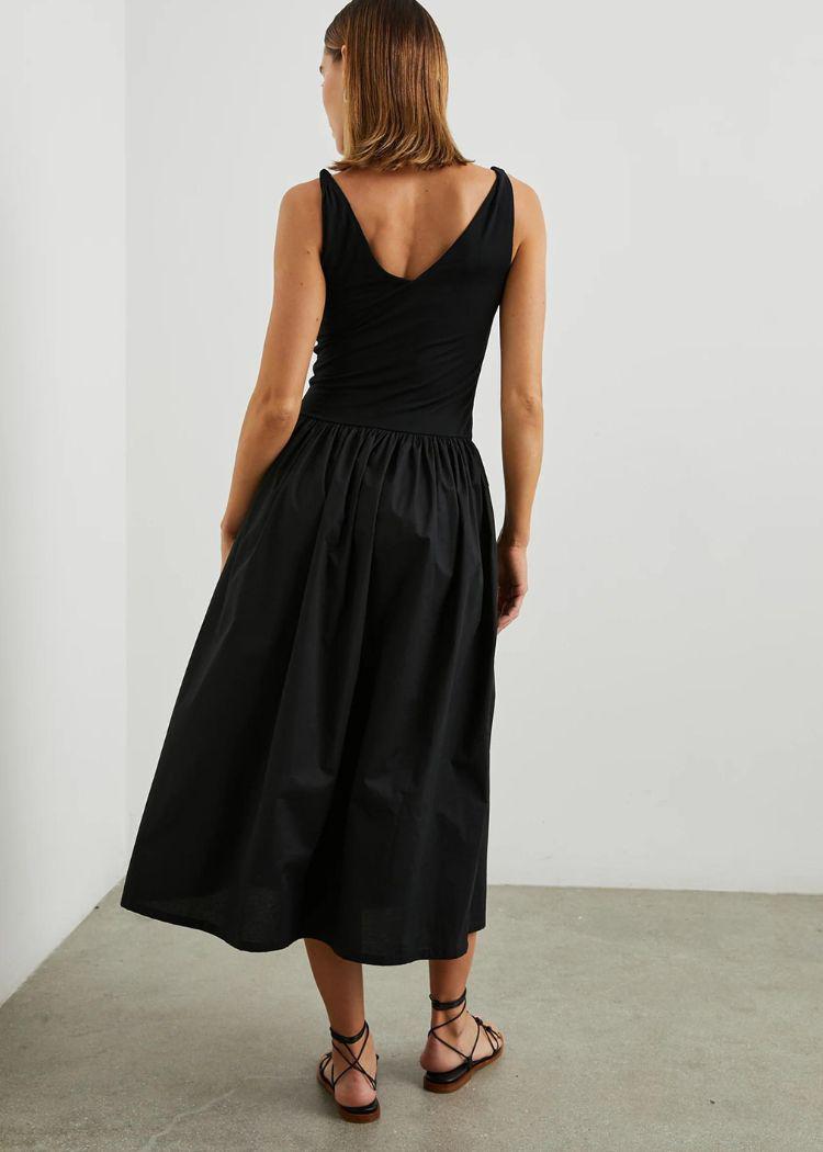 Rails Franca Dress- Black-Hand In Pocket