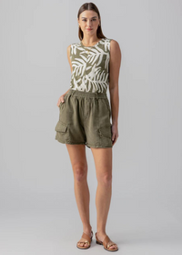 Sanctuary Relaxed Rebel Short - Burnt Olive ***FINAL SALE***-Hand In Pocket