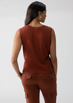 Sanctuary Twisted Tank - Rich Clay ***FINAL SALE***-Hand In Pocket