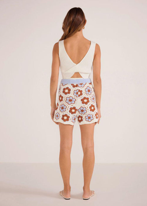 MINKPINK Dawn Floral Crochet Short-Hand In Pocket