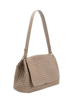 Natalia Shoulder Bag- Taupe-Hand In Pocket