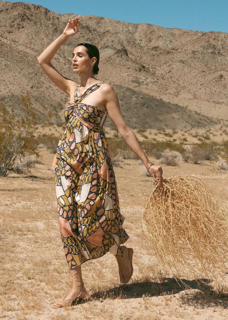 Cleobella Zola Maxi Dress - Saguaro Print ***FINAL SALE***-Hand In Pocket