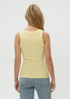 Michael Stars Paloma Wide Binding Tank- Lemonade-Hand In Pocket