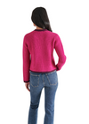 Steve Madden Fantino Sweater Jacket- Fuschia-***FINAL SALE***-Hand In Pocket