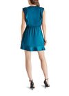 Steve Madden Verona Dress- Midnight Teal-Hand In Pocket