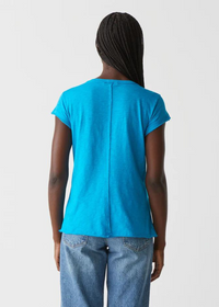 Michael Stars Trudy Crew Tee - Corsica-Hand In Pocket