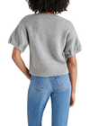 Steve Madden Jadey Sweater- Heather Grey-Hand In Pocket