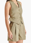 Steve Madden Maribel Top - Olive ***FINAL SALE***-Hand In Pocket