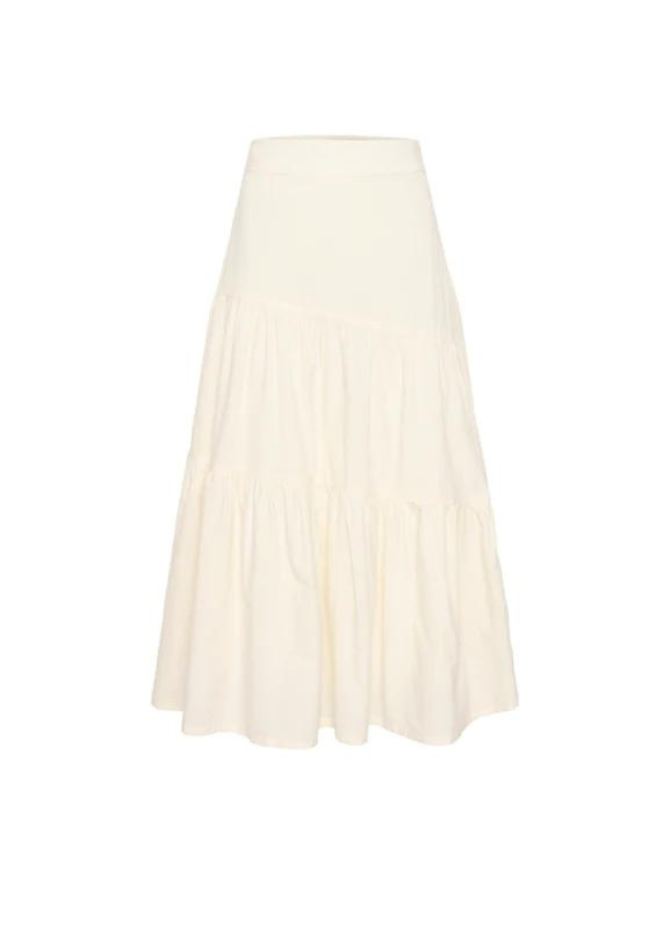 FRNCH Audrey Woven Skirt-Creme ***FINAL SALE***-Hand In Pocket