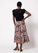 Cleobella Jodie Ankle Skirt - Mirage Print-Hand In Pocket