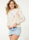 THML Rose Knit Sweater-Hand In Pocket