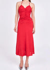 Sophie Halter Ruched Maxi Dress-***FINAL SALE***-Hand In Pocket