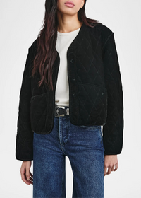 Rails Kiko Jacket- Black Velvet ***FINAL SALE***-Hand In Pocket