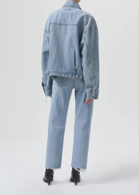 Agolde Martika Denim Jacket-Hand In Pocket