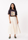 FRNCH Audrey Woven Skirt-Creme ***FINAL SALE***-Hand In Pocket