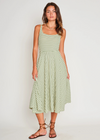 DRA Audrey Dress - Pistachio Cream-Hand In Pocket