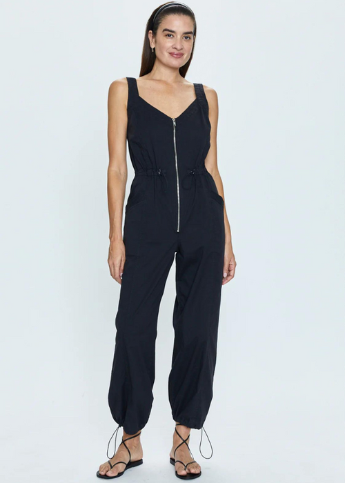 Pistola Viva Jumpsuit - Noir-Hand In Pocket