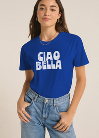 Z Supply Ciao Boyfriend Tee - Palace Blue ***FINAL SALE***-Hand In Pocket