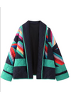 Lana Geometric Print Quilted Jacket ***FINAL SALE***-Hand In Pocket