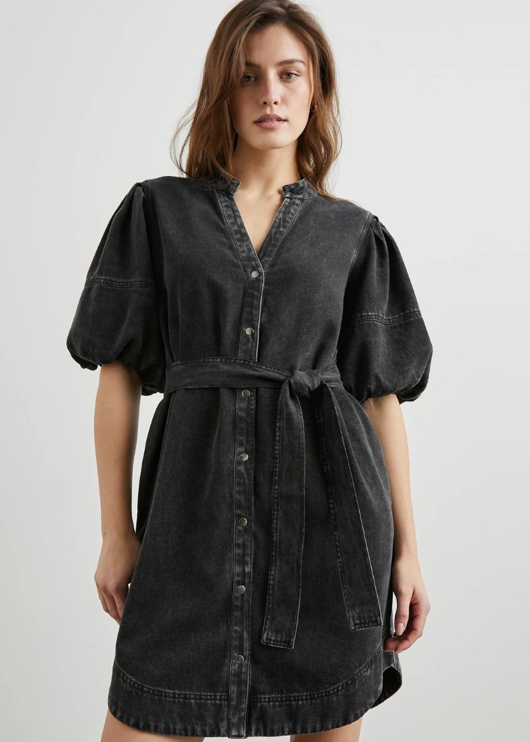 Rails Kingsley Dress- Faded Black-Hand In Pocket