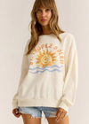 Z Supply Soleil Sunday Sweatshirt - Sea Salt ***FINAL SALE***-Hand In Pocket