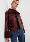 Rails Dria Jacket- Maroon-Hand In Pocket