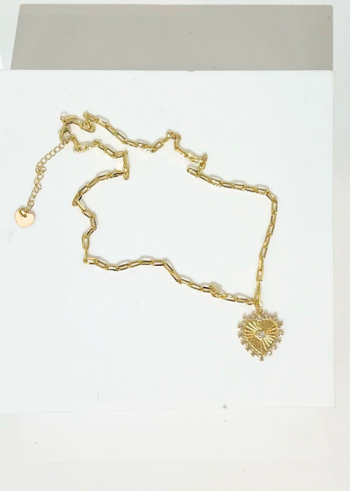 Bracha Kristen Necklace-Gold-Hand In Pocket