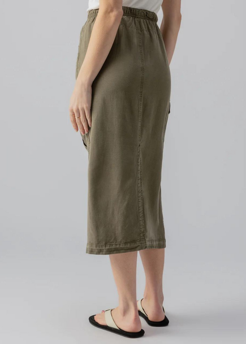 Sanctuary Parachute Skirt - Burnt Olive ***FINAL SALE***-Hand In Pocket