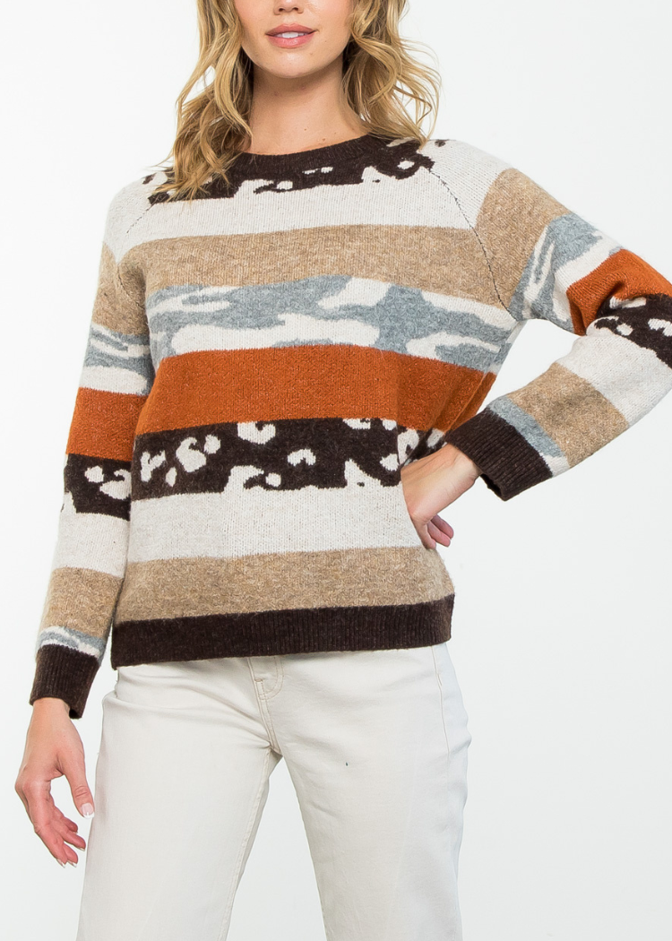 THML Steamboat Multi Color Pullover-***FINAL SALE***-Hand In Pocket