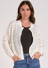 Elan Emilee Cardigan- White-Hand In Pocket