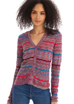 Allison Colleen Cardigan- Jewel Box-Hand In Pocket