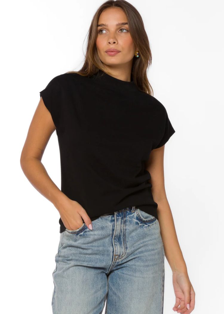 Velvet Heart Elizette Top - Black-Hand In Pocket