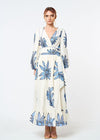 Ciebon Fawn Embroidered Midi Dress- Blue ***FINAL SALE***-Hand In Pocket