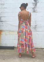 THML Mabel Multi Color Tiered Print Dress ***FINAL SALE***-Hand In Pocket